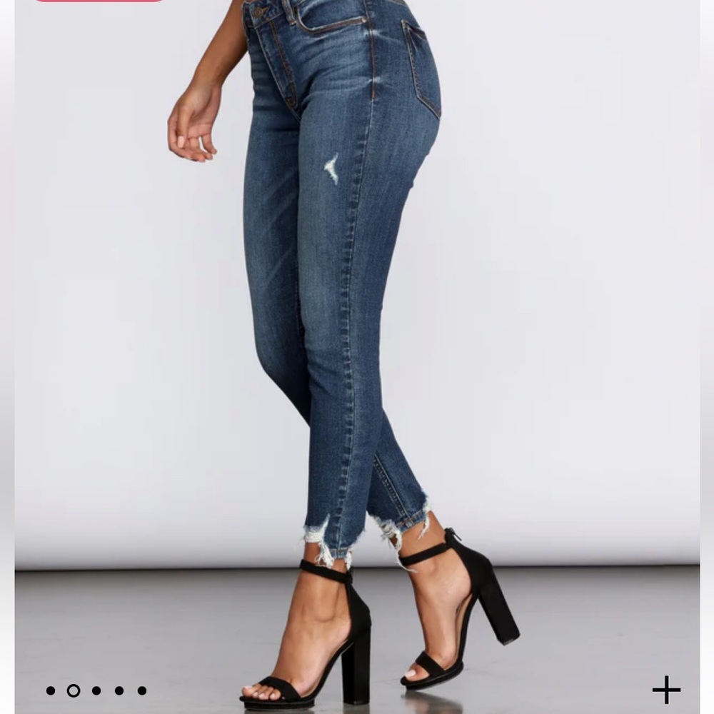 Oasis by Eunina Jeans. Clara High Rise Skinny Size 7 - Picture 5 of 13